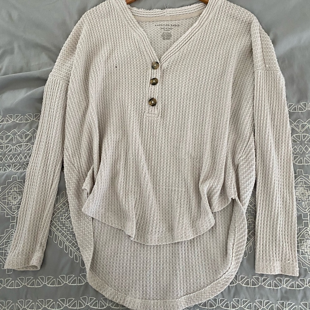 Plush love sleeve top